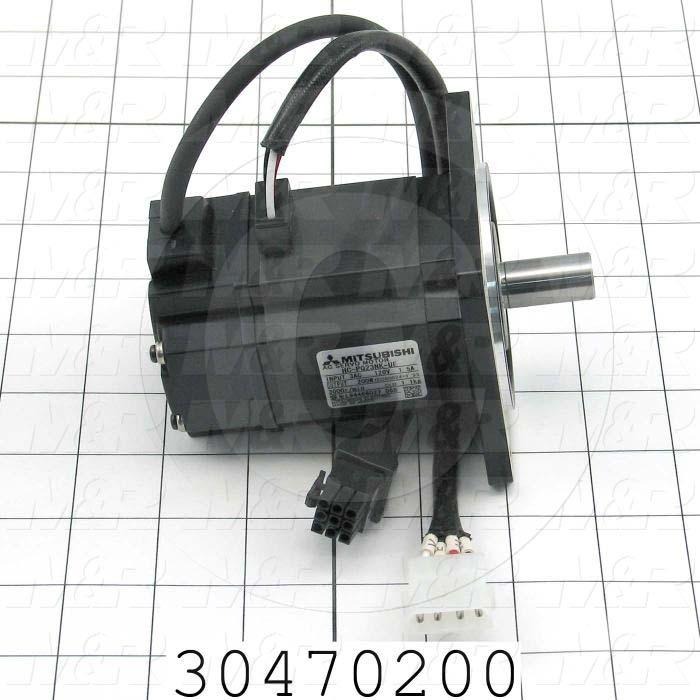 Servo Motor, 200W, 3000RPM