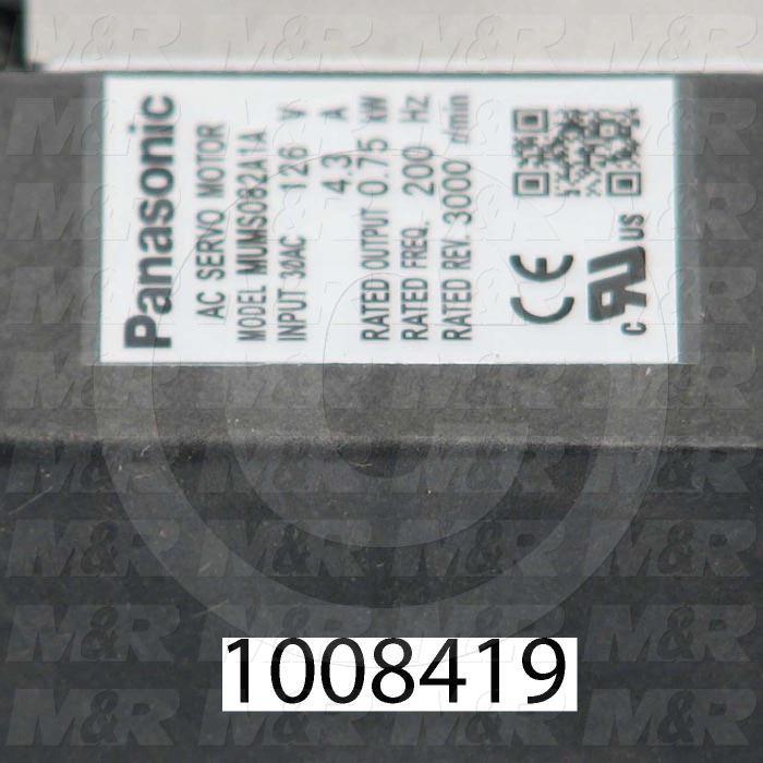 Servo Motor, MUMS Series, 750W, 230VAC