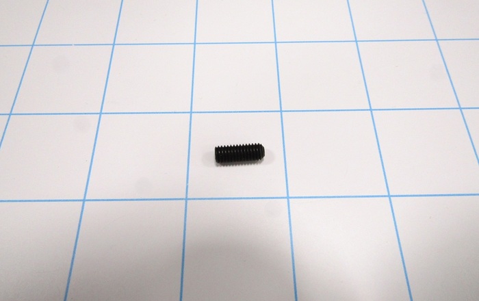 Set Screws, Socket, 10-32 Thread Size, 1/2 in. Length, Cup Point, Steel, Black