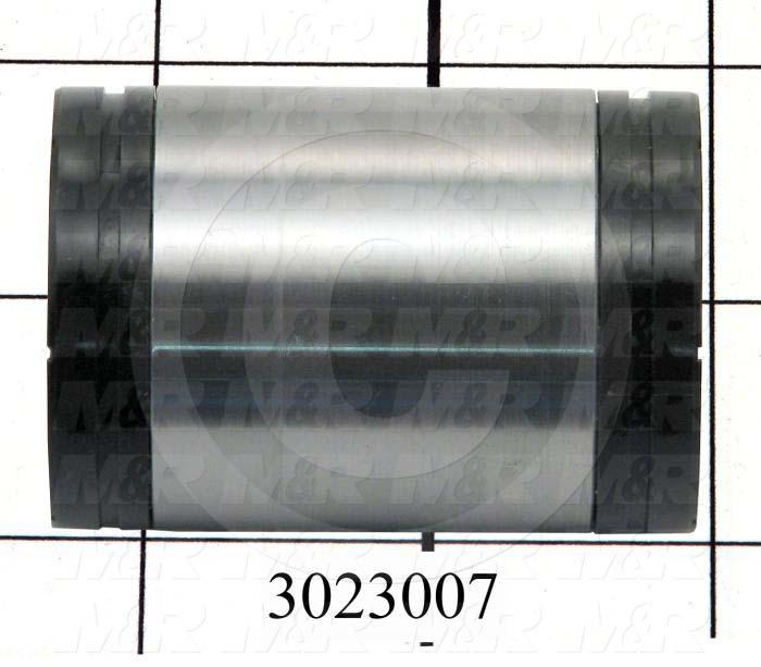 Shaft Guide, Ball Bearing Closed, Steel Material, 1" Shaft Dia., End Seals (Single), 1 9/16" Bearing OD, 2 1/4" Bearing Length