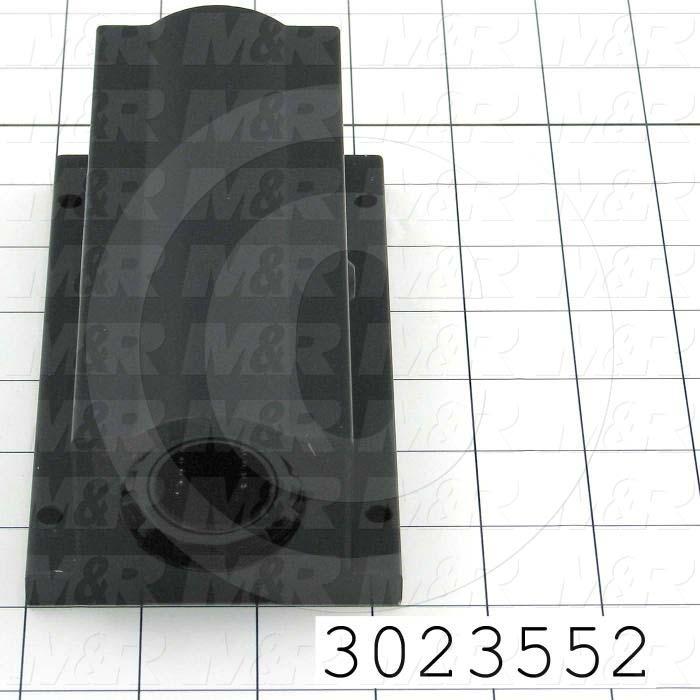 Shaft Guide, Twin Block w/ Ball Closed Bearing, Aluminum Anodized Material, 1" Shaft Dia., 3 1/4" Width of Block, 6.00" Length of Block