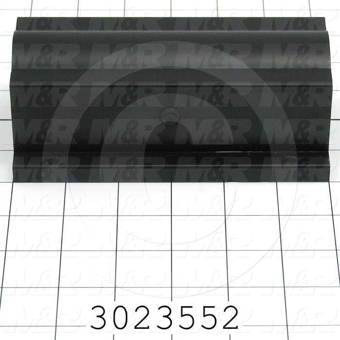 Shaft Guide, Twin Block w/ Ball Closed Bearing, Aluminum Anodized Material, 1" Shaft Dia., 3 1/4" Width of Block, 6.00" Length of Block