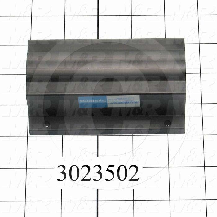 Shaft Guide, Twin Block w/ Ball Closed Bearing, Aluminum Anodized Material, 3/4" Shaft Dia., 2 3/4" Width of Block, 4 1/2" Length of Block, End Seals (Single)