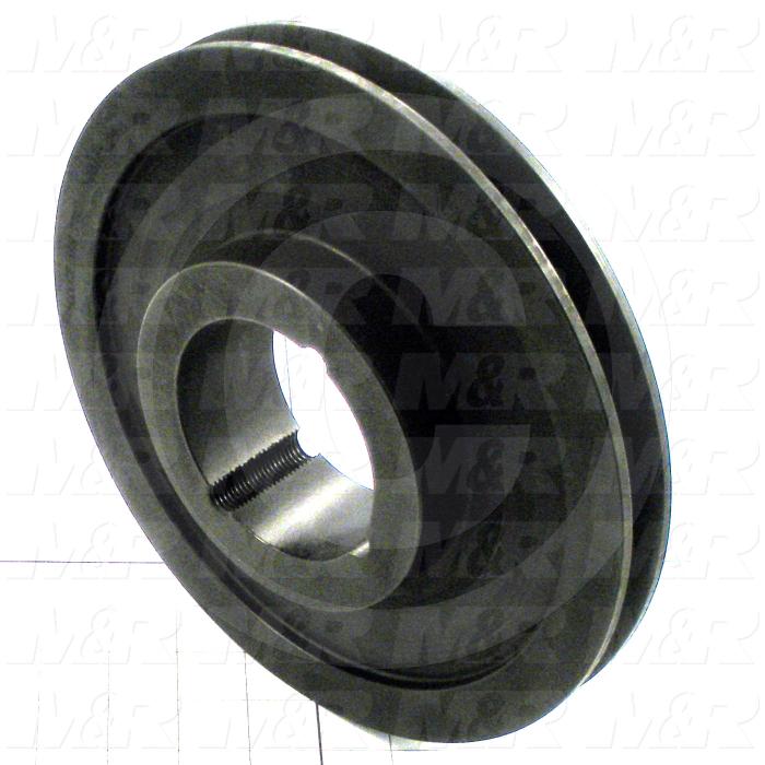 Sheaves, Single Groove, 1A190 Sheave Type, 2517 Bushing Bore Type, Steel Material