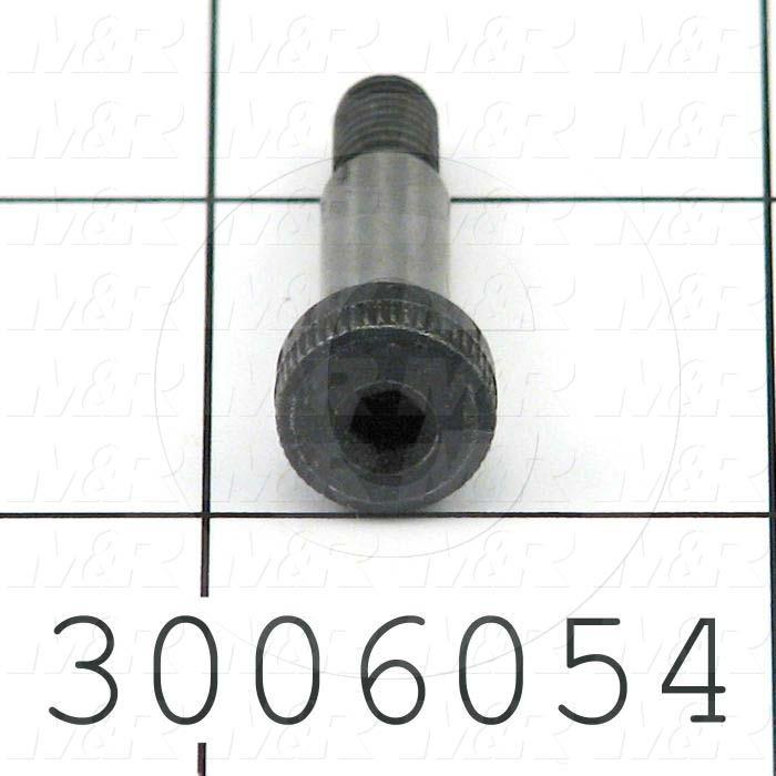 Shoulder Screws, Socket Head, Alloy Steel, Grade Class 12.9, Shoulder Dia. 6 mm, Shoulder Length 16 mm