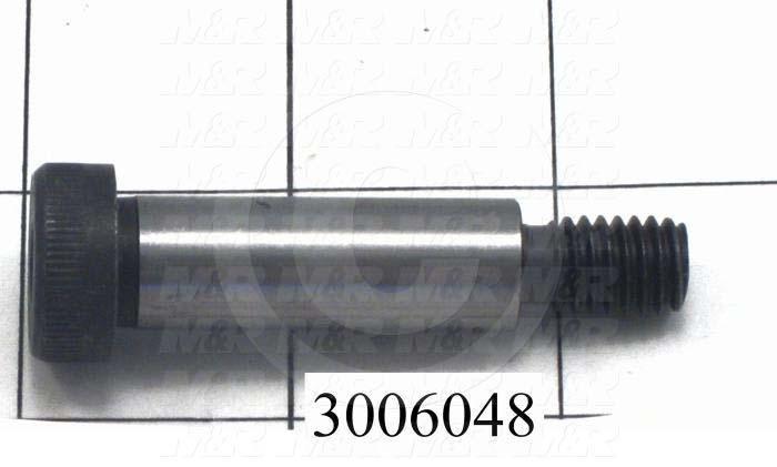 Shoulder Screws, Socket Head, Steel, Shoulder Dia. 1/2", Shoulder Length 1 1/2"