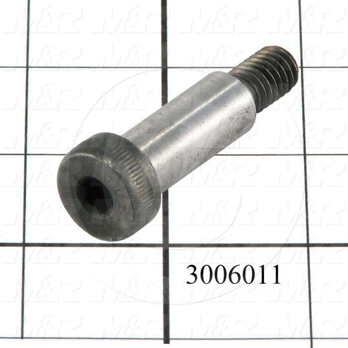 Shoulder Screws, Socket Head, Steel, Shoulder Dia. 1/2", Shoulder Length 1 1/4"