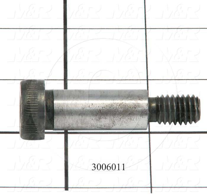 Shoulder Screws, Socket Head, Steel, Shoulder Dia. 1/2", Shoulder Length 1 1/4"