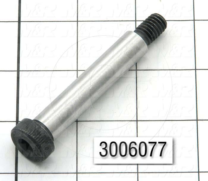 Shoulder Screws, Socket Head, Steel, Shoulder Dia. 1/2", Shoulder Length 2 1/2"