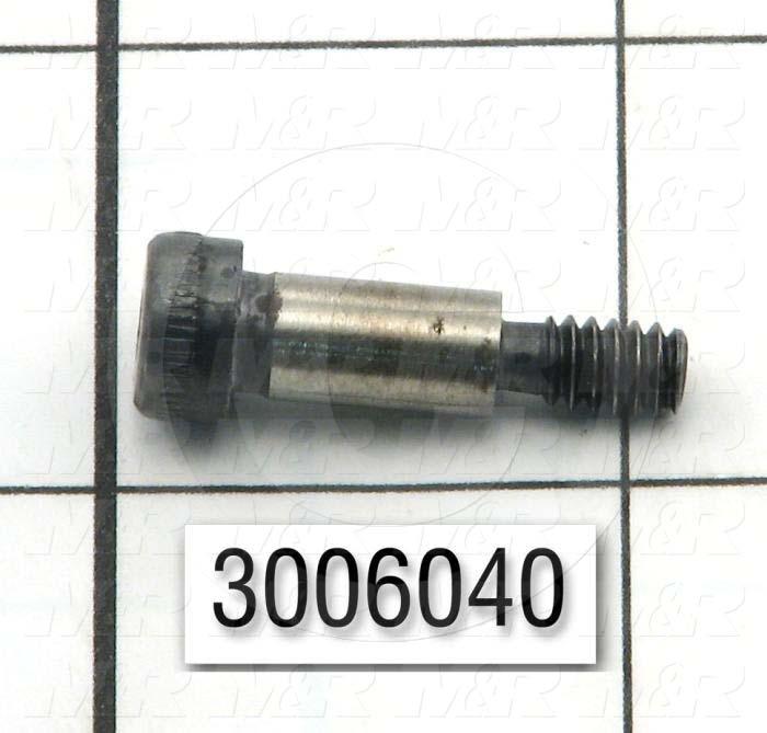 Shoulder Screws, Socket Head, Steel, Shoulder Dia. 1/4", Shoulder Length 1/2"