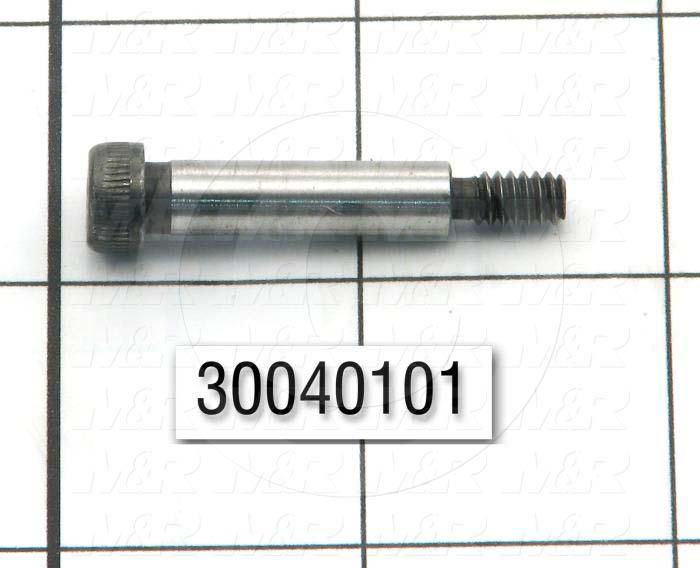 Shoulder Screws, Socket Head, Steel, Shoulder Dia. 1/4", Shoulder Length 1"