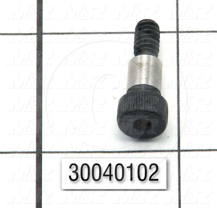 Shoulder Screws, Socket Head, Steel, Shoulder Dia. 1/4", Shoulder Length 3/8 in.