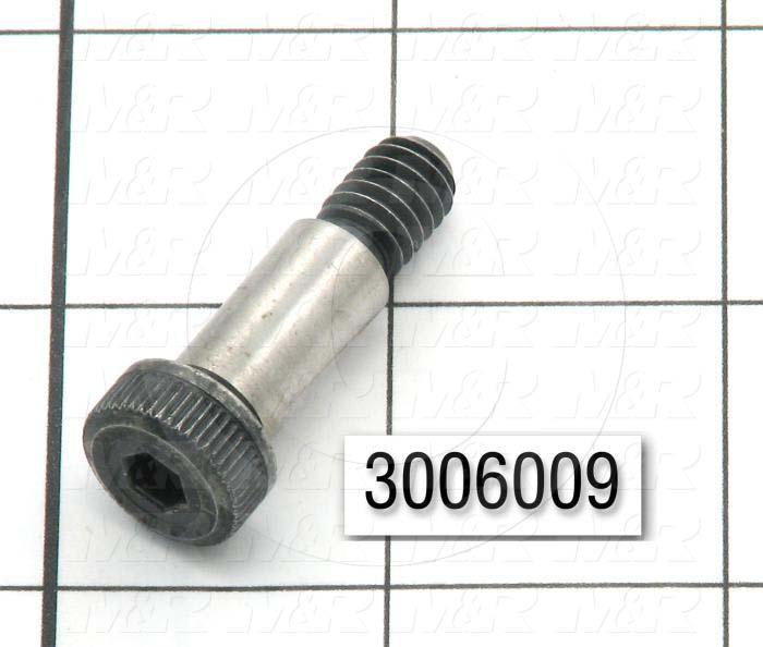 Shoulder Screws, Socket Head, Steel, Shoulder Dia. 3/8 in., Shoulder Length 3/4"