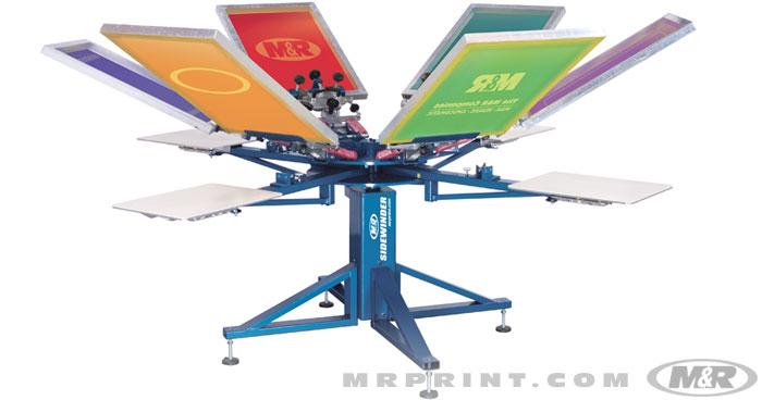 SIDEWINDER Manual Screen Printing Press manual textile press