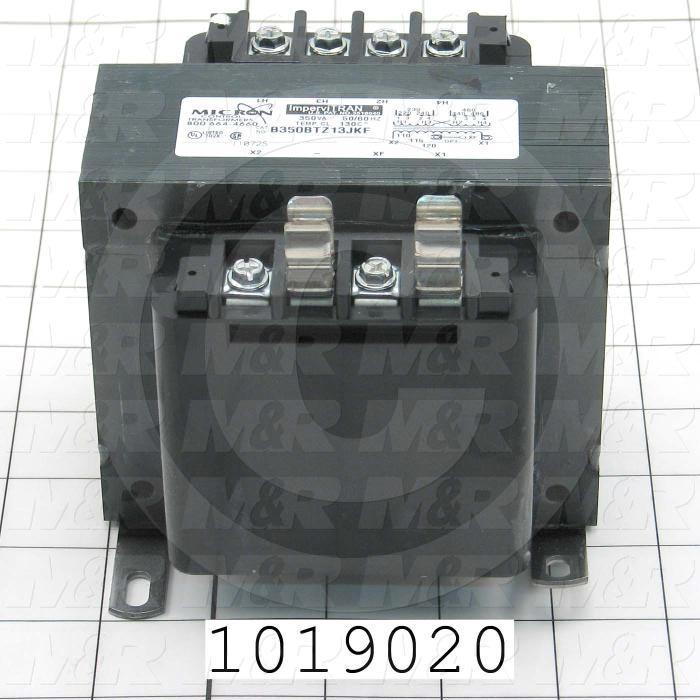 Single Phase Transformer, 350VA, 240x480/230x460/220x440V Primary Voltage, 120/115/110V Secondary Voltage