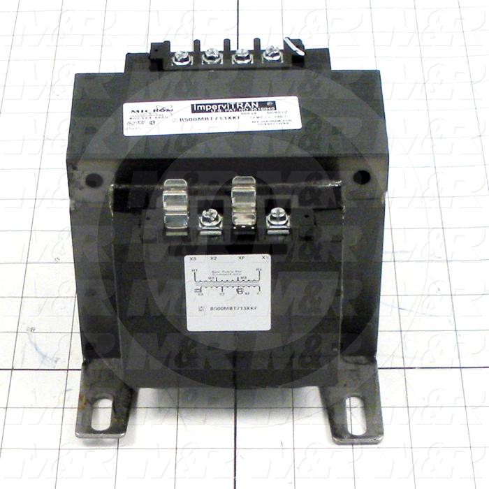 Single Phase Transformer, 500VA, 208/230/460V Primary Voltage, 115V Secondary Voltage