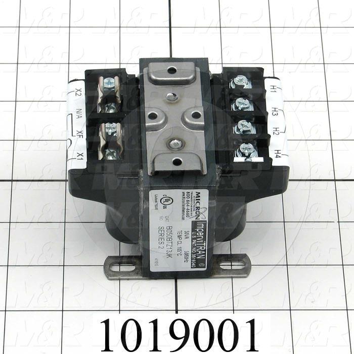 Single Phase Transformer, 50VA, 240x480/230x460/220x440V Primary Voltage, 120/115/110V Secondary Voltage