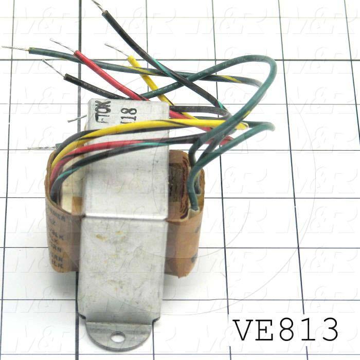 Single Phase Transformer, Filament, 1000W, 115/230V Primary Voltage, 12.6V Secondary Voltage, 50/60Hz