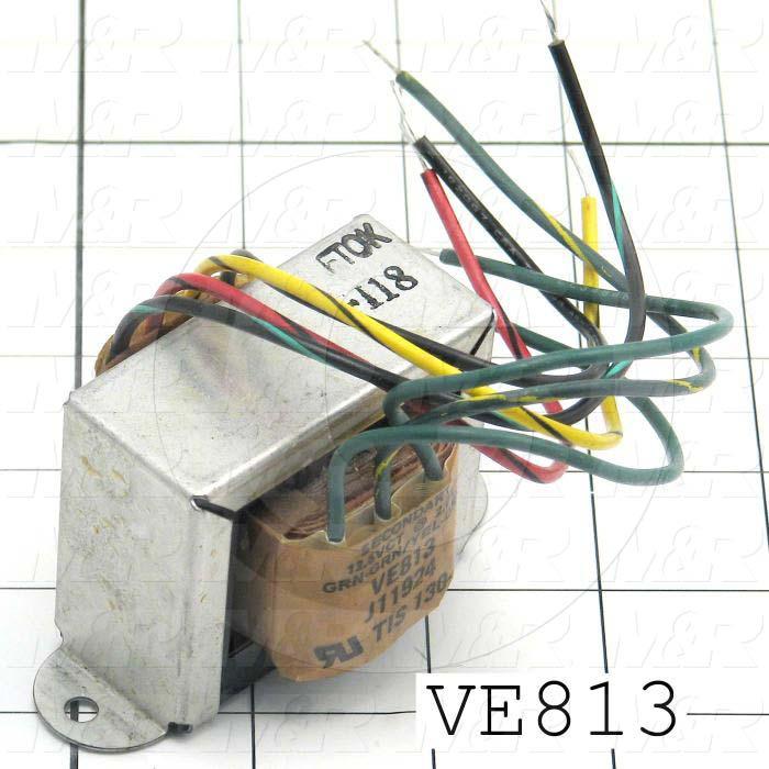 Single Phase Transformer, Filament, 1000W, 115/230V Primary Voltage, 12.6V Secondary Voltage, 50/60Hz