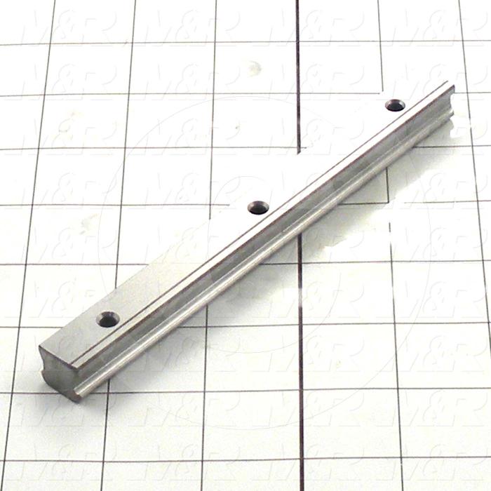 Slide (Rail) Guide, Rail, Steel, 15 mm Width of Rail, 160 mm Length of Rail