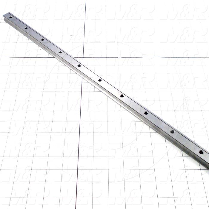 Slide (Rail) Guide, Rail, Steel, 20 mm Width of Rail, 1120 mm Length of Rail