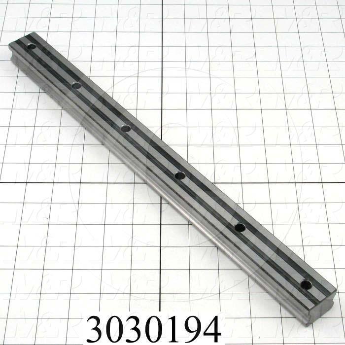 Slide (Rail) Guide, Rail, Steel, 34 mm Width of Rail, 440 mm Length of Rail