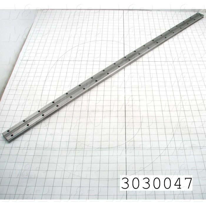 Slide (Rail) Guide, Rail, Steel, 42 mm Width of Rail, 1120 mm Length of Rail