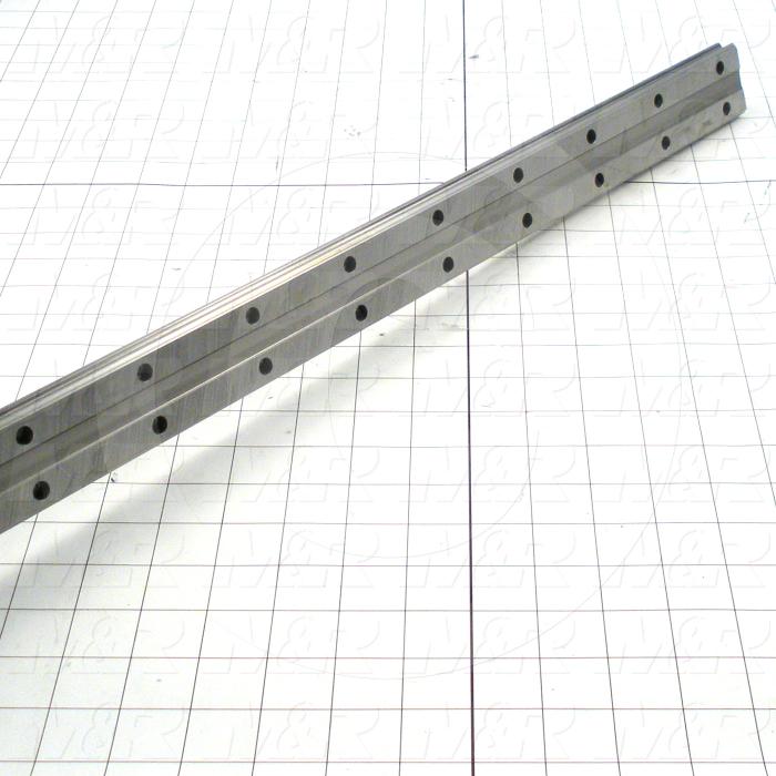 Slide (Rail) Guide, Rail, Steel, 42 mm Width of Rail, 880 mm Length of Rail