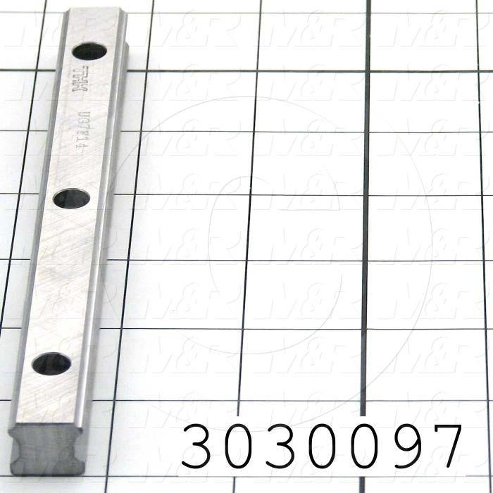 Slide (Rail) Guide, Rail, Steel, Standard Accuracy, 15 mm Width of Rail, 160 mm Length of Rail, 24 mm Height of the Set, Medium Preload