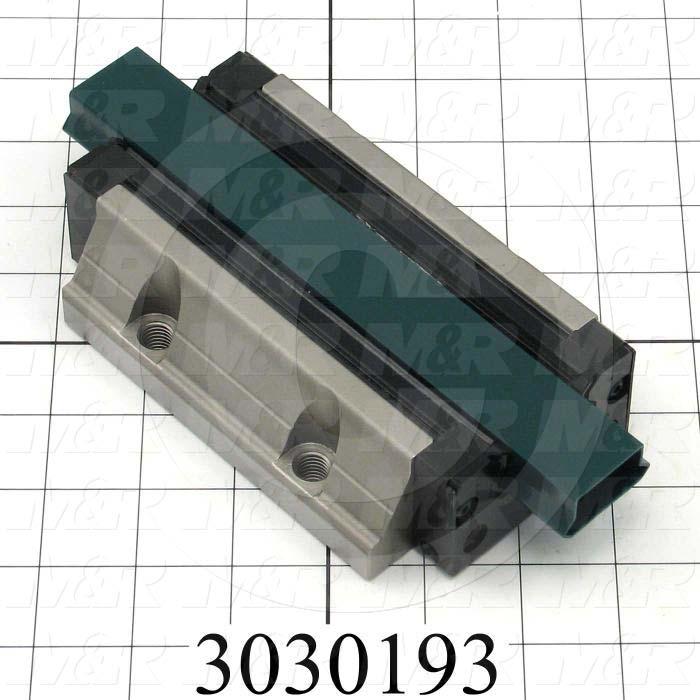 Slide (Rail) Guide, Slide Block, Steel, 100 mm Width of Block, 152 mm Length of Block, End, Side, & Inner Seals Contamination Protection