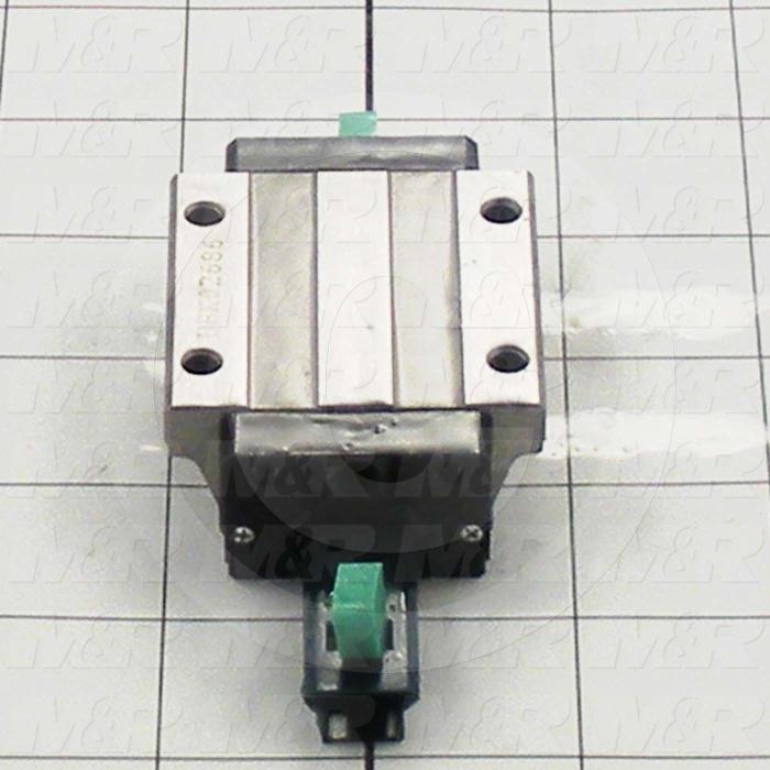 Slide (Rail) Guide, Slide Block, Steel, 47 mm Width of Block, 64.4 mm Length of Block, End, Side, & Inner Seals Contamination Protection, Light Preload