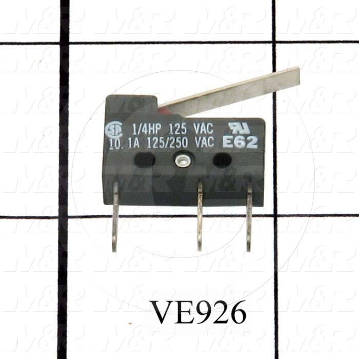 Snap Action Switch, 125/250V, 10A