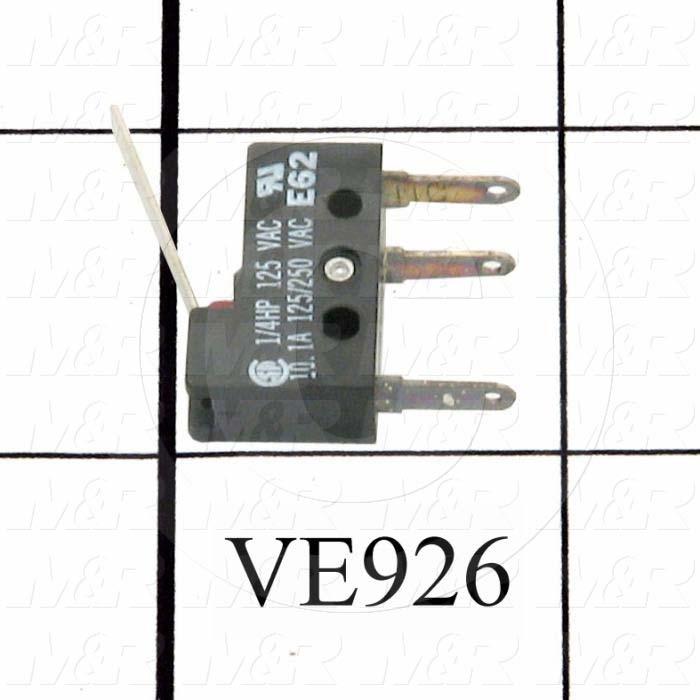 Snap Action Switch, 125/250V, 10A