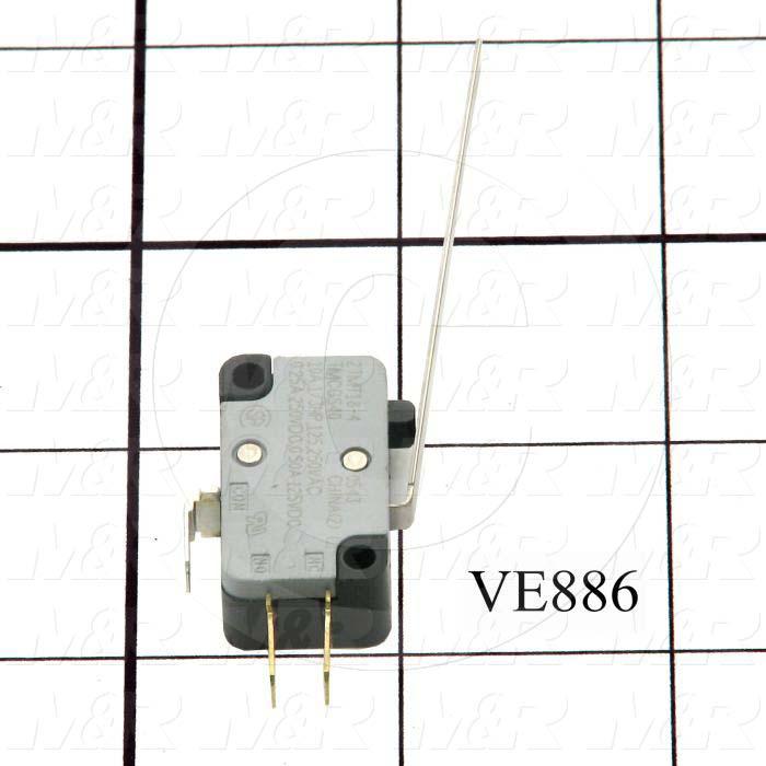 Snap Action Switch, 125/250V, 10A