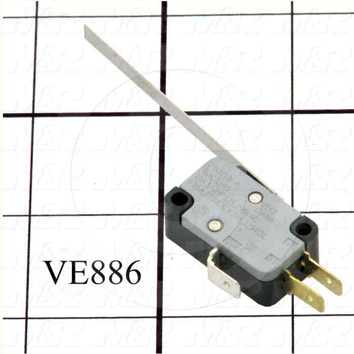 Snap Action Switch, 125/250V, 10A