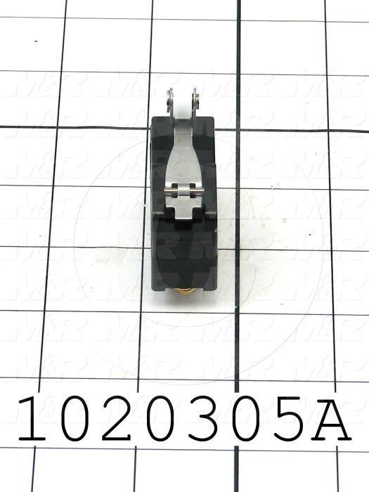 Snap Action Switch, Heavy Duty, SPDT, 125V, 20A, Screw Terminal, Short Hinge Roller Lever