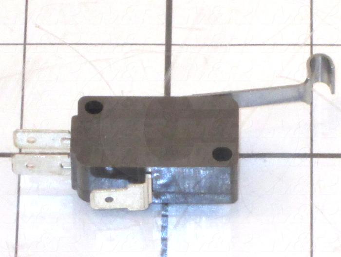 Snap Action Switch, Miniature, SPDT, 277V, 6A, Quick Connection Terminal, Roller Lever