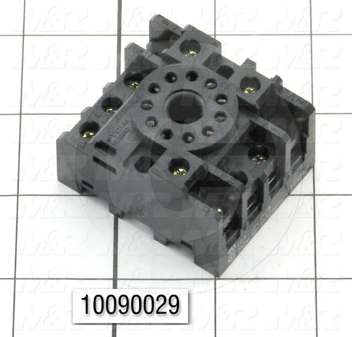 Socket for Relay, 11 Pins, Use For MAXI-AMP