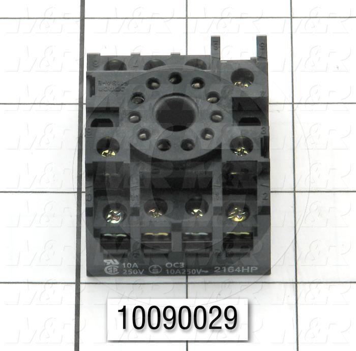 Socket for Relay, 11 Pins, Use For MAXI-AMP