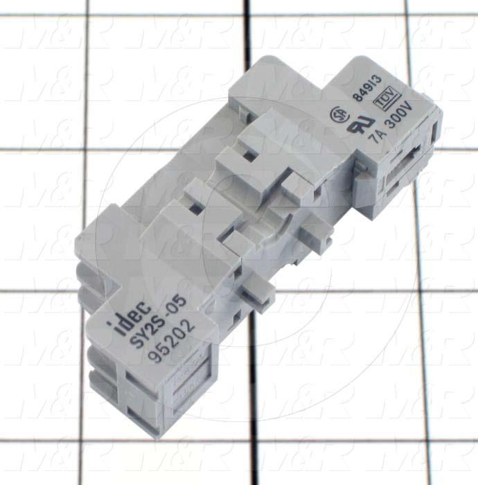 Socket for Relay, 8 Pins, DIN Rail, Use For RY2S, RY22S Relays