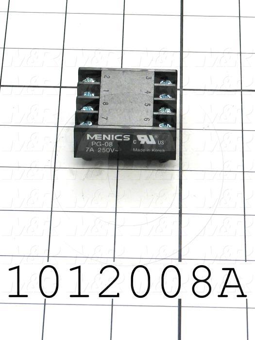 Socket for Temp. Controller, 8 Pins