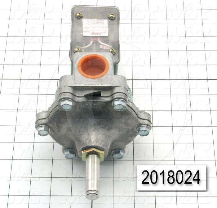 Solenoid Valve, Thread Size 1" NPT, Max. Pressure 15 Psi, Material Aluminum