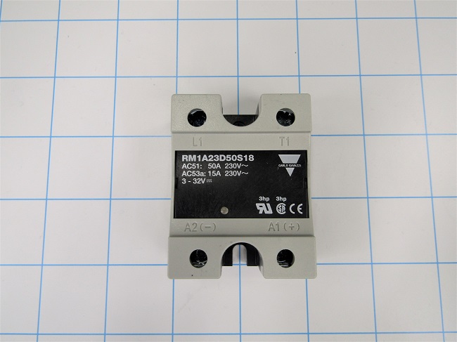 Solid State Relay, 1 Pole, 3-32VDC Input, 230VAC Output, 50A