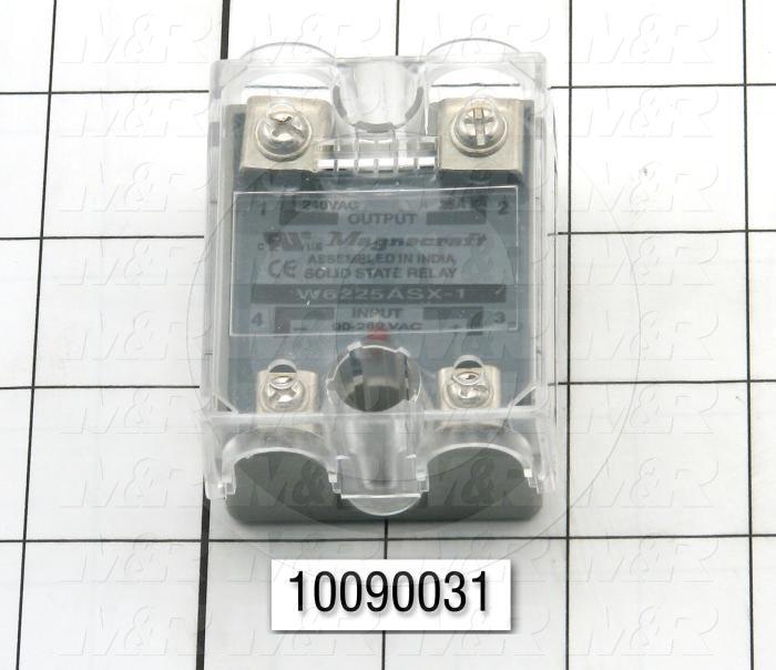 Solid State Relay, 24-280VAC Input, 40-280VAC Output, 25A