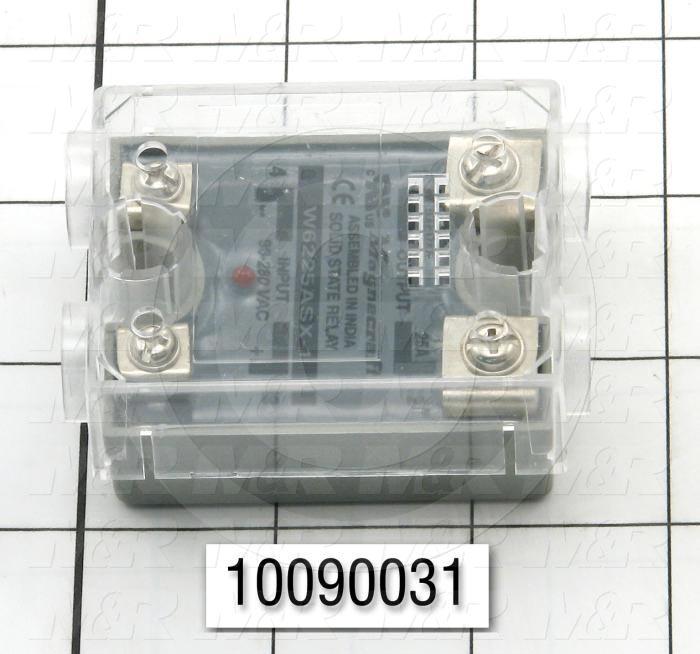 Solid State Relay, 24-280VAC Input, 40-280VAC Output, 25A
