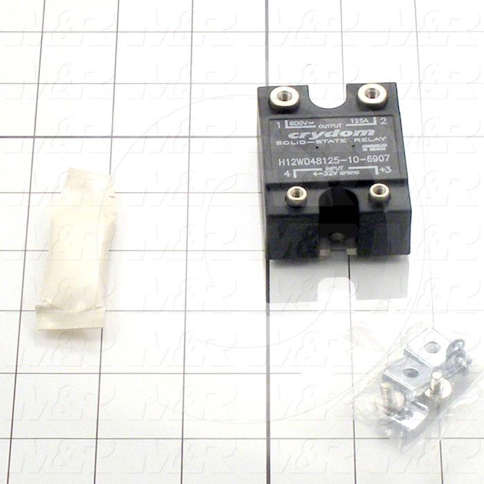 Solid State Relay, 4-32VDC Input, 125A, 600VAC