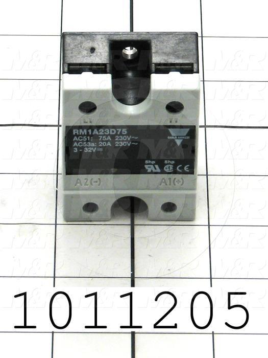 Solid State Relay, 4.5-32VDC Input, 75A