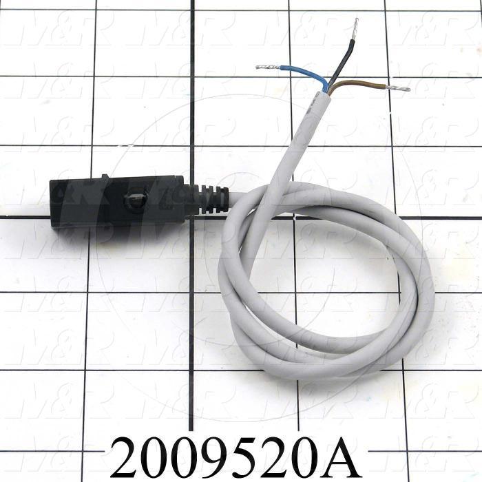 Solid State Switch, 3-Wire, NPN, 4.5-28VDC, For Use with Cylinder 2009520