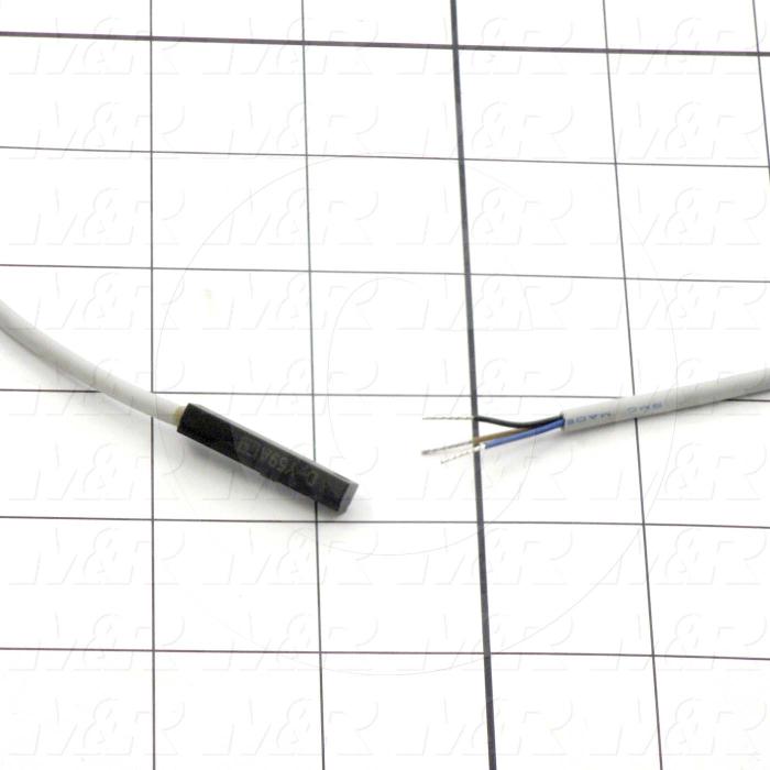 Solid State Switch, In-line, 3-Wire, NPN, 1/2 m Cable, 4.5-28VDC, with Indicator Light, For Use with Cylinder CXS, MGP, MH Series