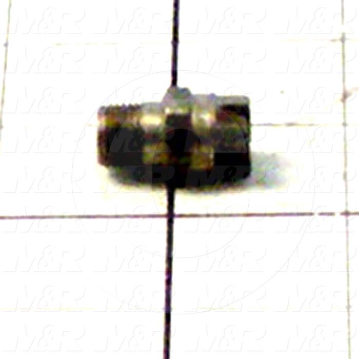 Spraying Systems, Spray Nozzle, Stainless Steel Material, 1/8" NPT Liquid Inlet, Male Thread Mounting, 65 Degree